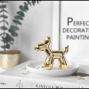 Balloon dog jewelry holder plate